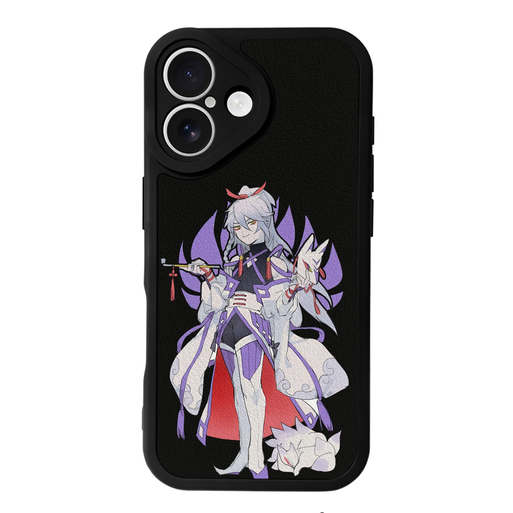 （画像用） 妖怪ウォッチ Yo-kai Watch 【iPhone 16シリーズ対応】シリコンスマホケース（レザー調） 材質：シリコン